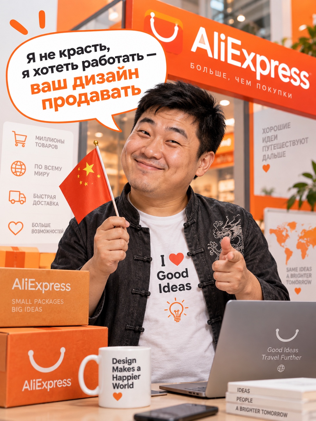 Дизайн для продавца на международном маркетплейсе